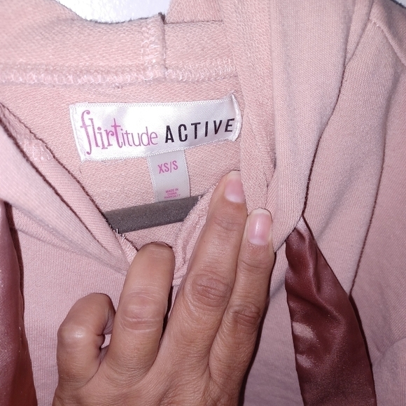 Long -Light Mauve - Hoodie W Sz Xs/S - Picture 5 of 6